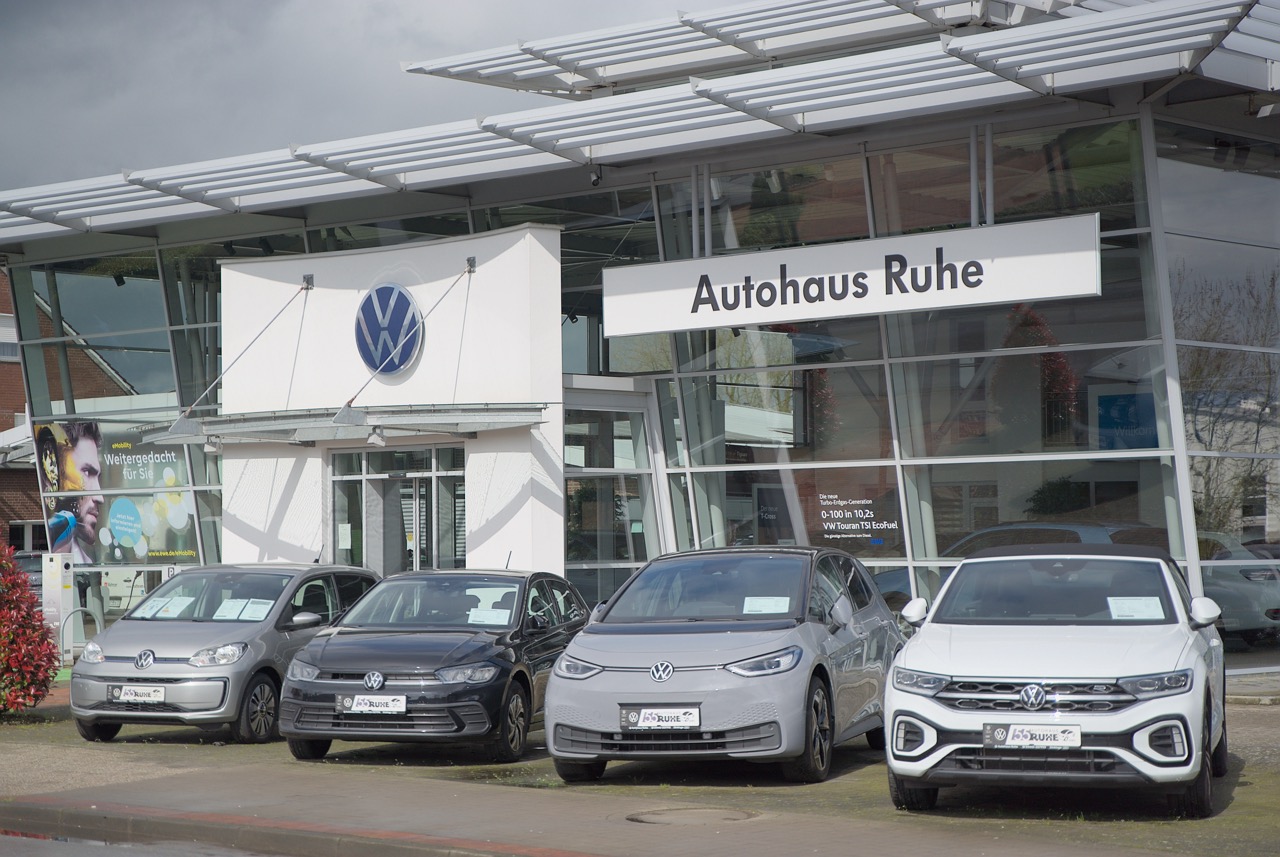 Autohaus Ruhe ist Ihr langjähriger Mobilitätspartner aus Dinklage mit den Marken Volkswagen, Audi und Volkswagen Nutzfahrzeuge