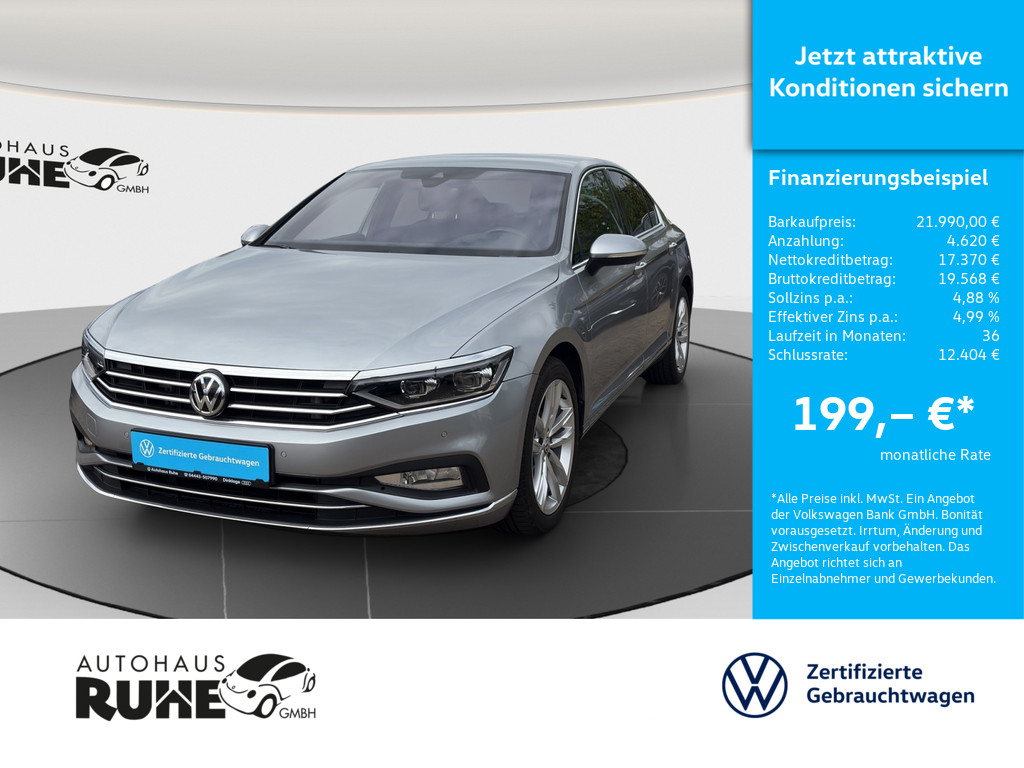 VW Passat Elegance Limousine 1.5 TSI 110 kW Exposé-Bild 1
